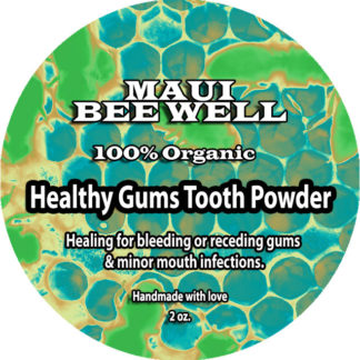 organic tooth powder